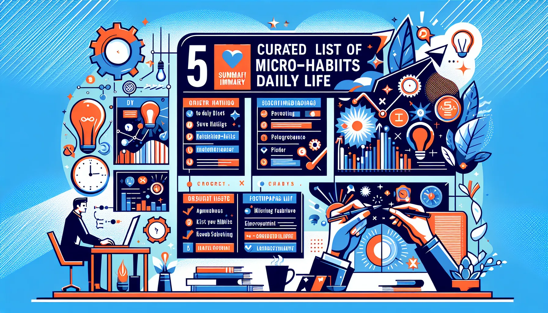 5 Curated Lists of Micro-Habits for Daily Life Summary